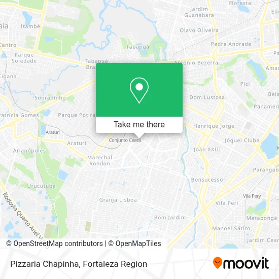 Pizzaria Chapinha map
