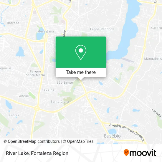 River Lake map