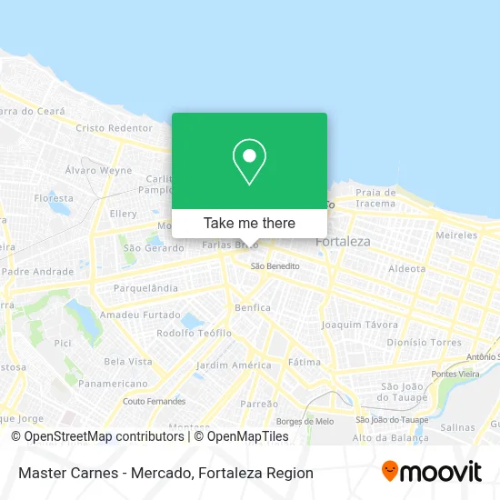 Master Carnes - Mercado map