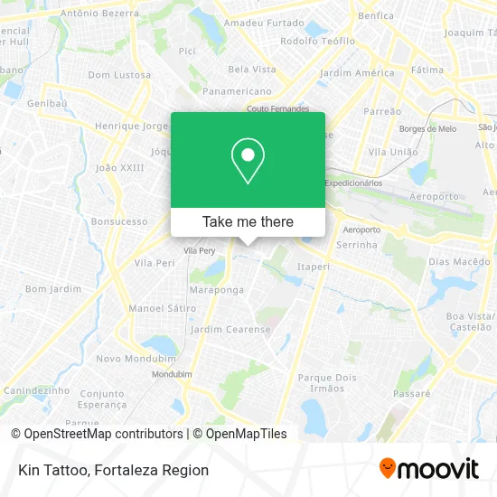 Kin Tattoo map