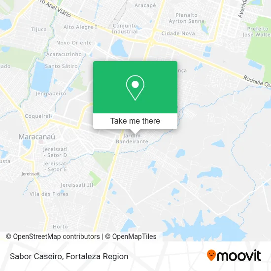 Sabor Caseiro map