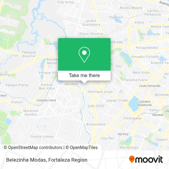 Belezinha Modas map