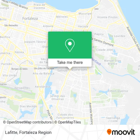 Lafitte map