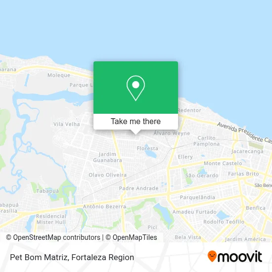 Pet Bom Matriz map