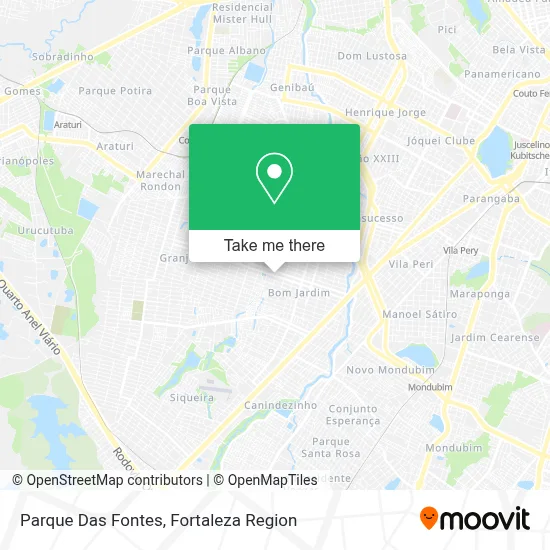 Parque Das Fontes map