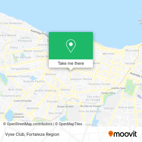 Vyse Club map