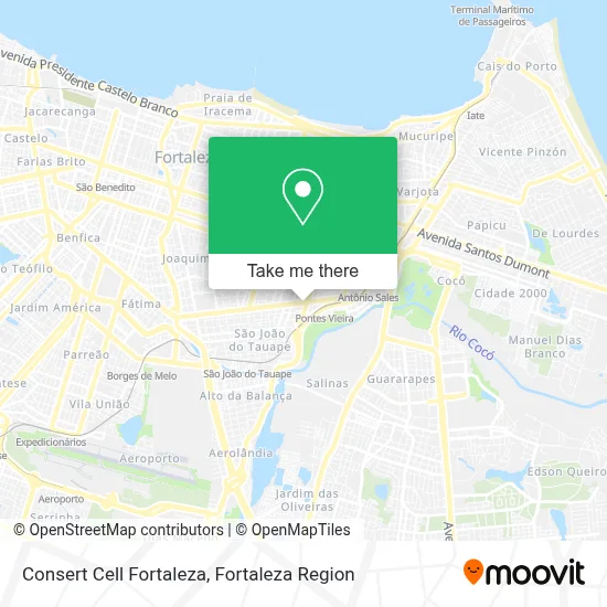 Consert Cell Fortaleza map
