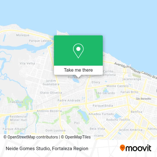 Neide Gomes Studio map