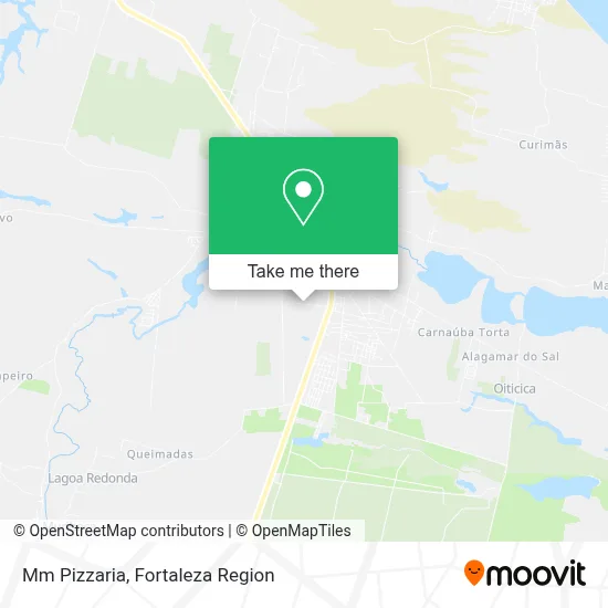 Mm Pizzaria map
