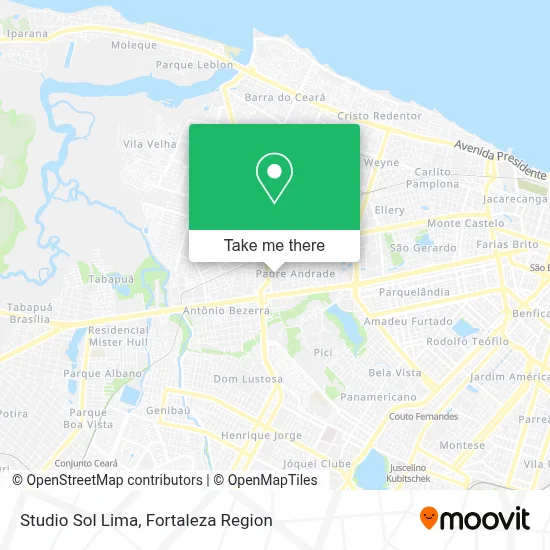 Studio Sol Lima map
