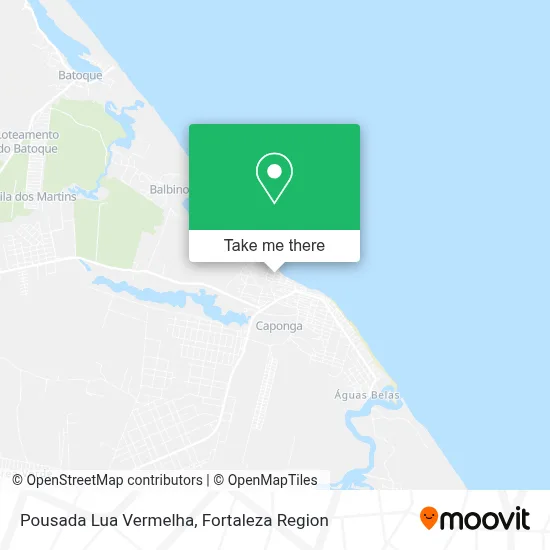 Pousada Lua Vermelha map