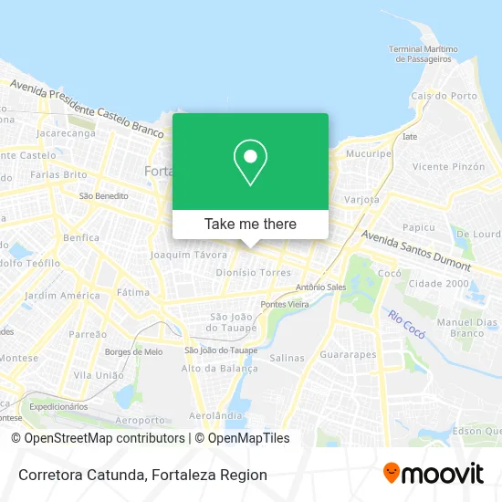 Corretora Catunda map