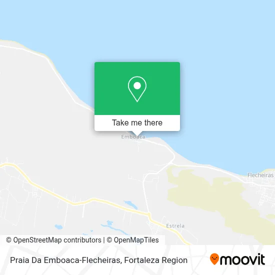 Praia Da Emboaca-Flecheiras map