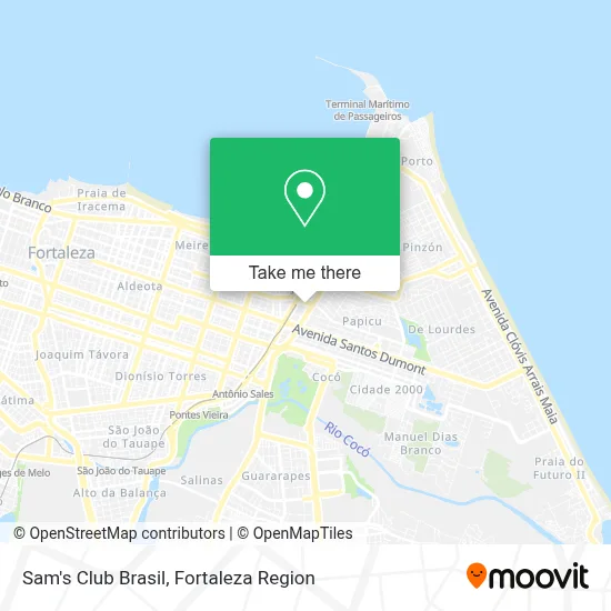 Sam's Club Brasil map