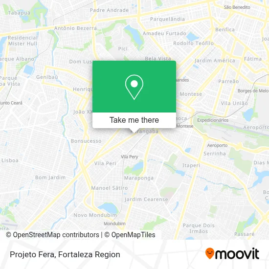 Projeto Fera map