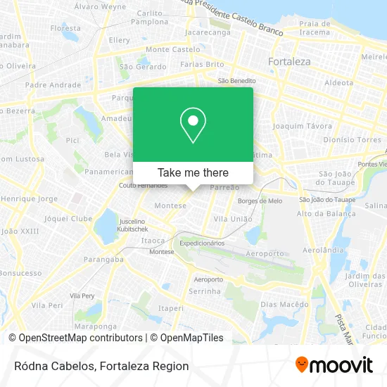 Ródna Cabelos map
