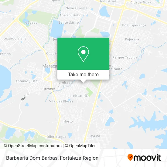 Barbearia Dom Barbas map