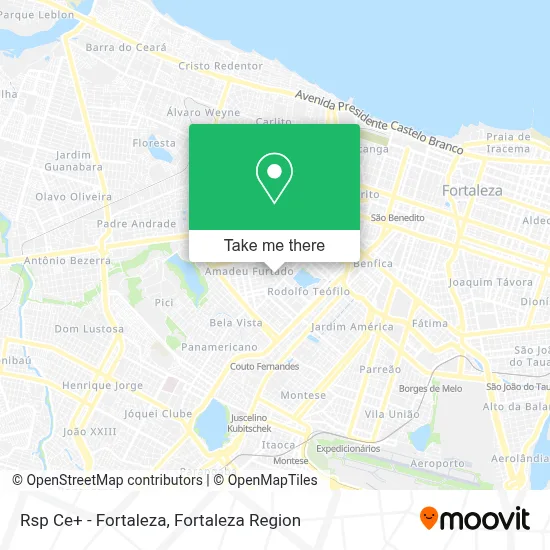 Rsp Ce+ - Fortaleza map