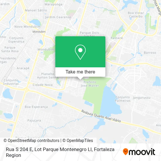 Rua S 204 E, Lot Parque Montenegro Ll map