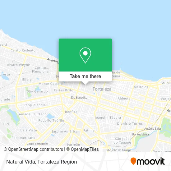 Natural Vida map