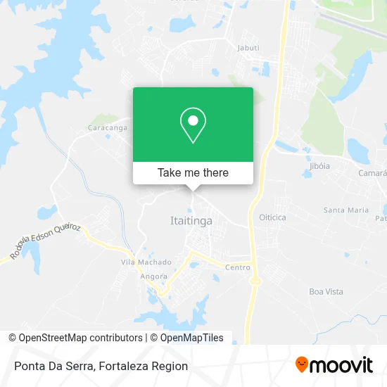 Ponta Da Serra map