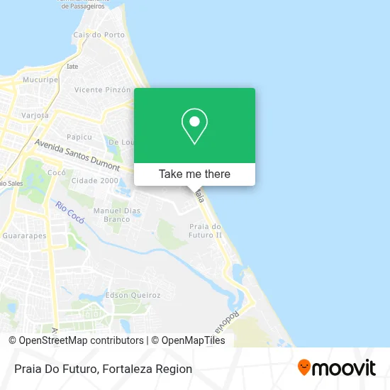 Praia Do Futuro map