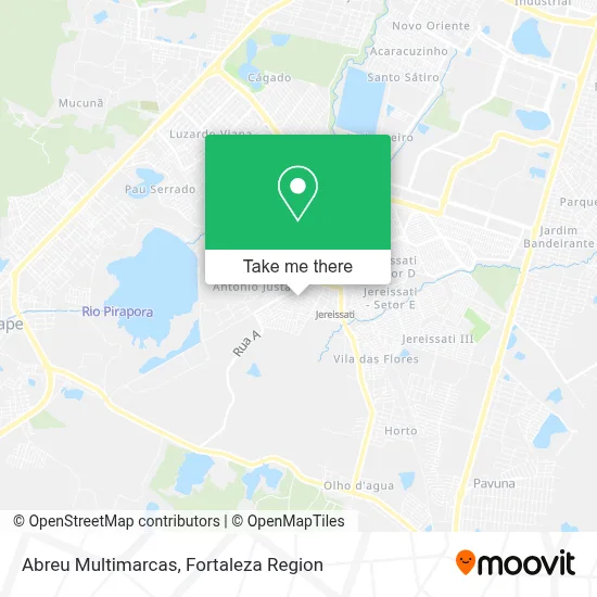Abreu Multimarcas map