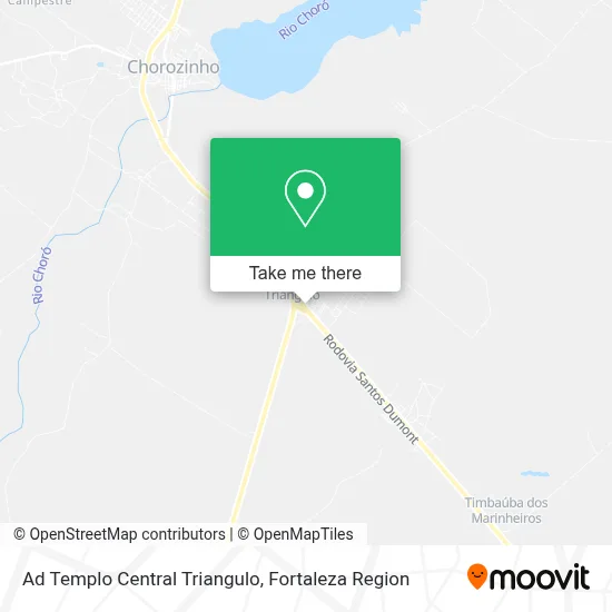 Ad Templo Central Triangulo map