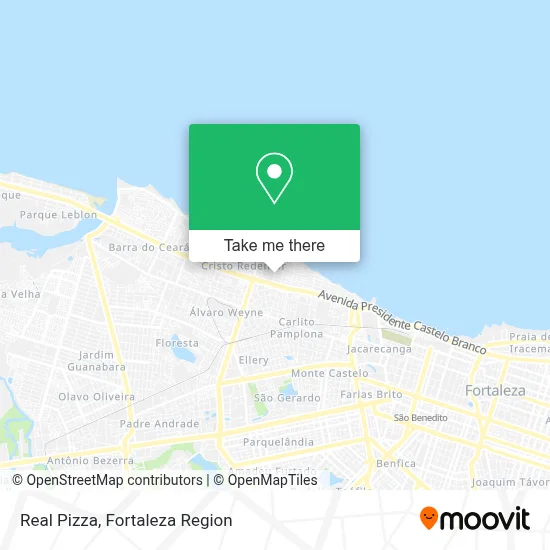 Real Pizza map
