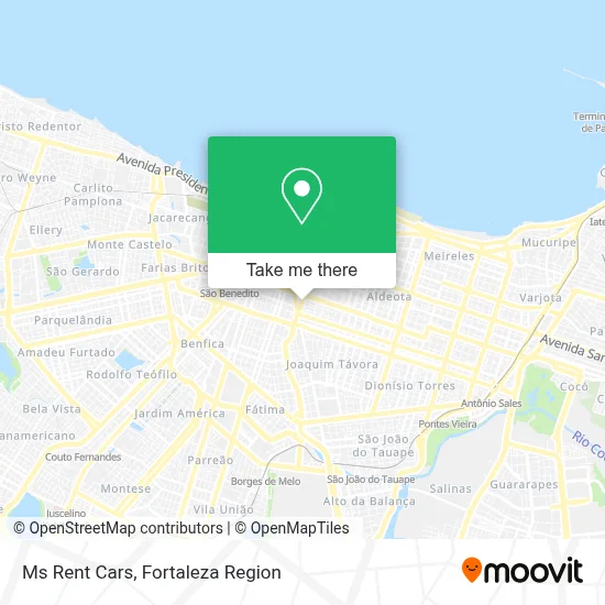 Ms Rent Cars map
