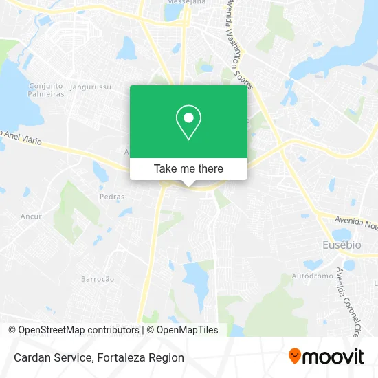 Cardan Service map