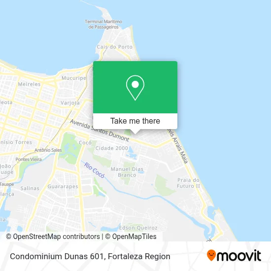 Condominium Dunas 601 map