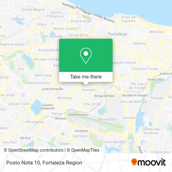 Posto Nota 10 map