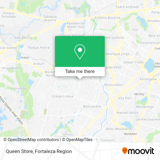 Queen Store map
