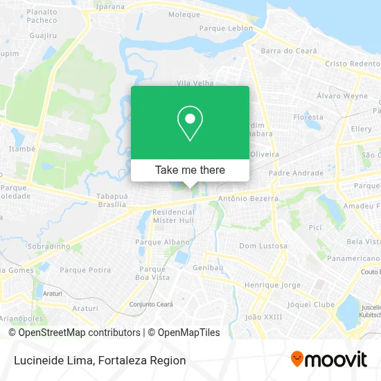 Lucineide Lima map