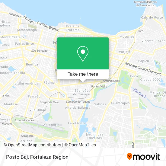 Posto Baj map