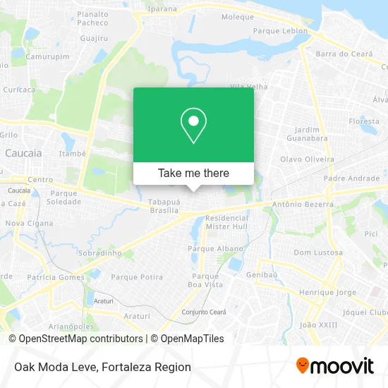Oak Moda Leve map