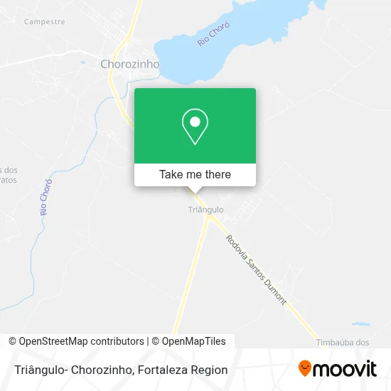 Triângulo- Chorozinho map