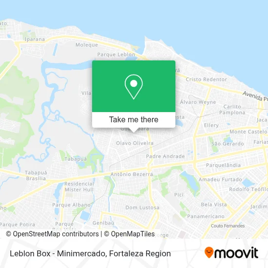 Leblon Box - Minimercado map