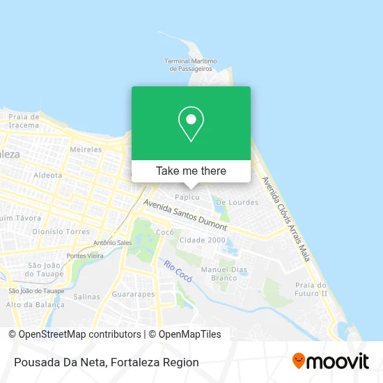 Pousada Da Neta map