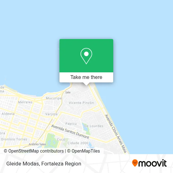 Gleide Modas map