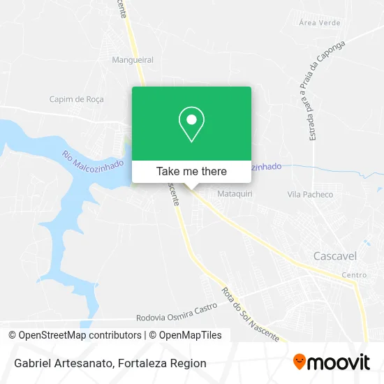 Gabriel Artesanato map