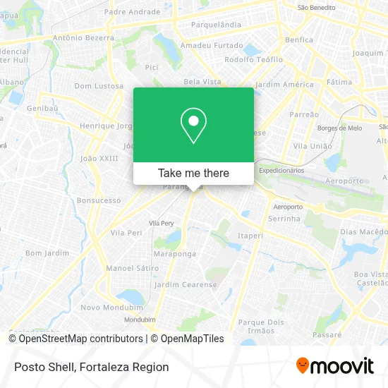 Posto Shell map