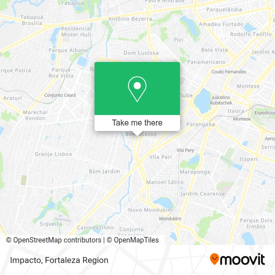 Impacto map