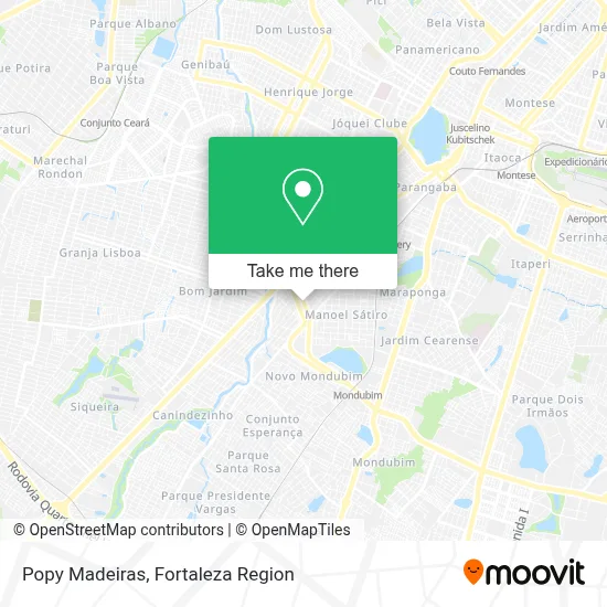 Popy Madeiras map