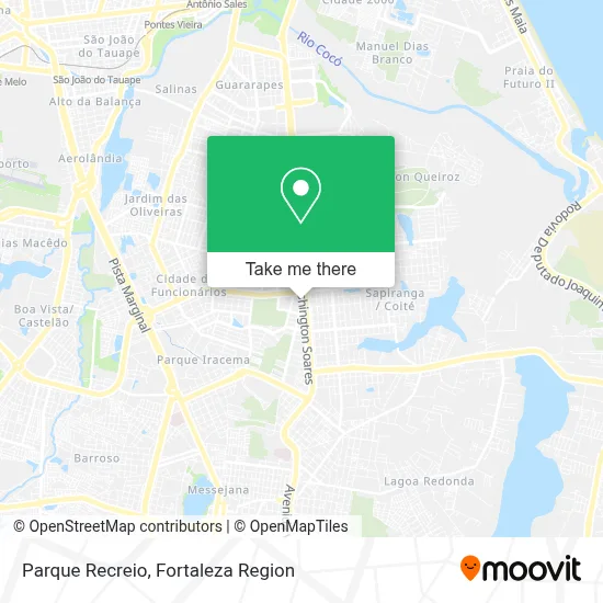 Parque Recreio map
