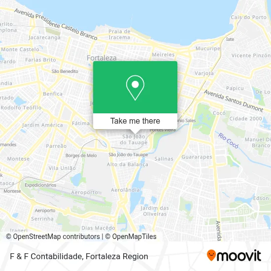 F & F Contabilidade map