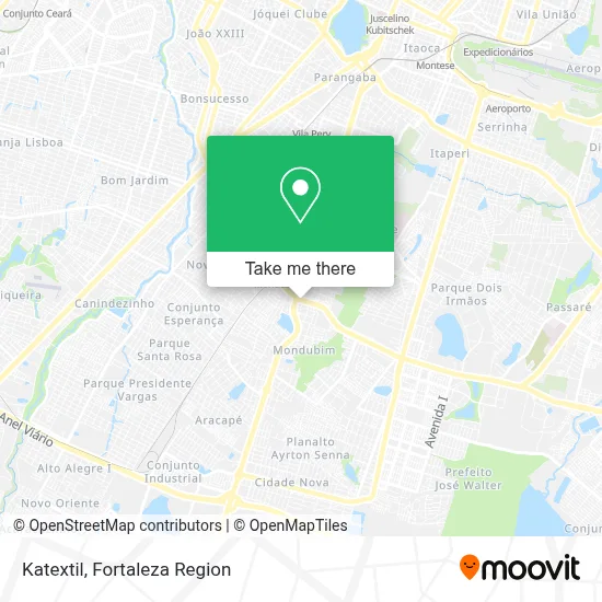 Katextil map