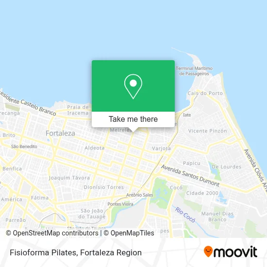 Fisioforma Pilates map