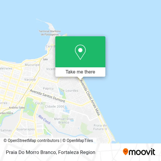 Praia Do Morro Branco map